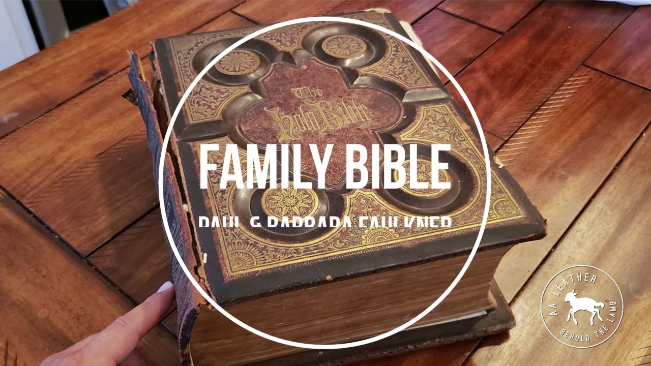 Faulkner Antique Family Bible Restoration by AA Leather