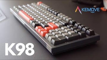 Kemove 1980 K98 - Retro Style Full Sized Board - (Unboxing, Sound Test & Review)