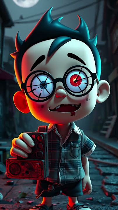 Doraemon Characters as Terrifying Horror Creatures  #scary  #creepy   #shorts #shortvideo
