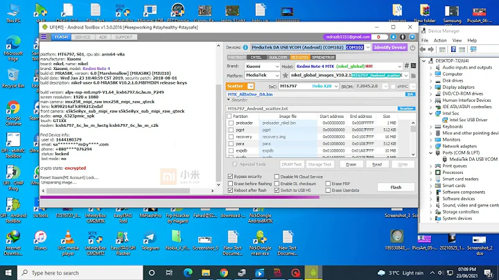 Redmi Note 4(nikel) Mi Account Remove By Ufi Box