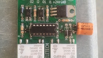 Eletech Relay Card Double Button Fan/Light  Operating Diagram