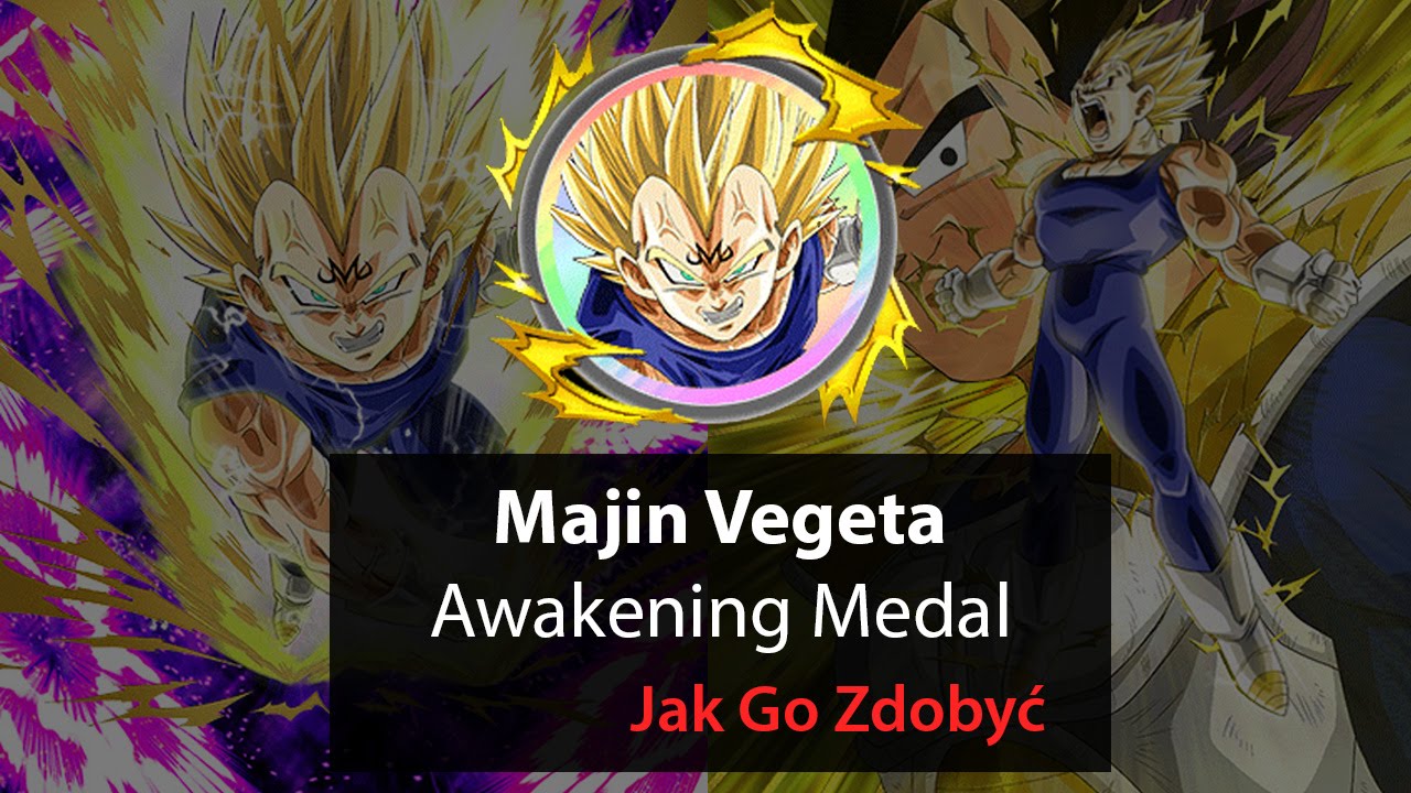 DBZ DOKKAN BATTLE Majin Vegeta Awakening Medal / Jak Go