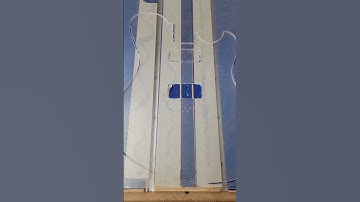 CNC Cutting the body template for the newest 7 string model. #cncrouter #cnc #customguitar