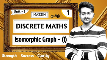 Isomorphic Graphs in Tamil | Discrete Mathematics in Tamil | MA3354 in Tamil |  Unit - 3 Graphs