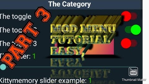 𝙷𝚘𝚠 𝚃𝚘 𝙲𝚛𝚎𝚊𝚝𝚎 𝙼𝚘𝚍 𝙼𝚎𝚗𝚞 𝙾𝚏 𝙰𝚗𝚢 𝙶𝚊𝚖𝚎 (𝙿𝙰𝚁𝚃 3 𝚄𝙿𝙳𝙰𝚃𝙴𝙳 )