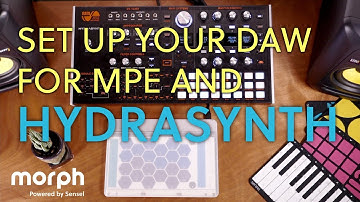 Set up your DAW for MPE with the @ASM Ashun Sound Machines Hydrasynth [Tutorial]