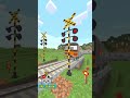 踏切 アニメ 電車 マイクラ ふみきり Trains & Railway Level Railroad crossings Minecraft 047-07