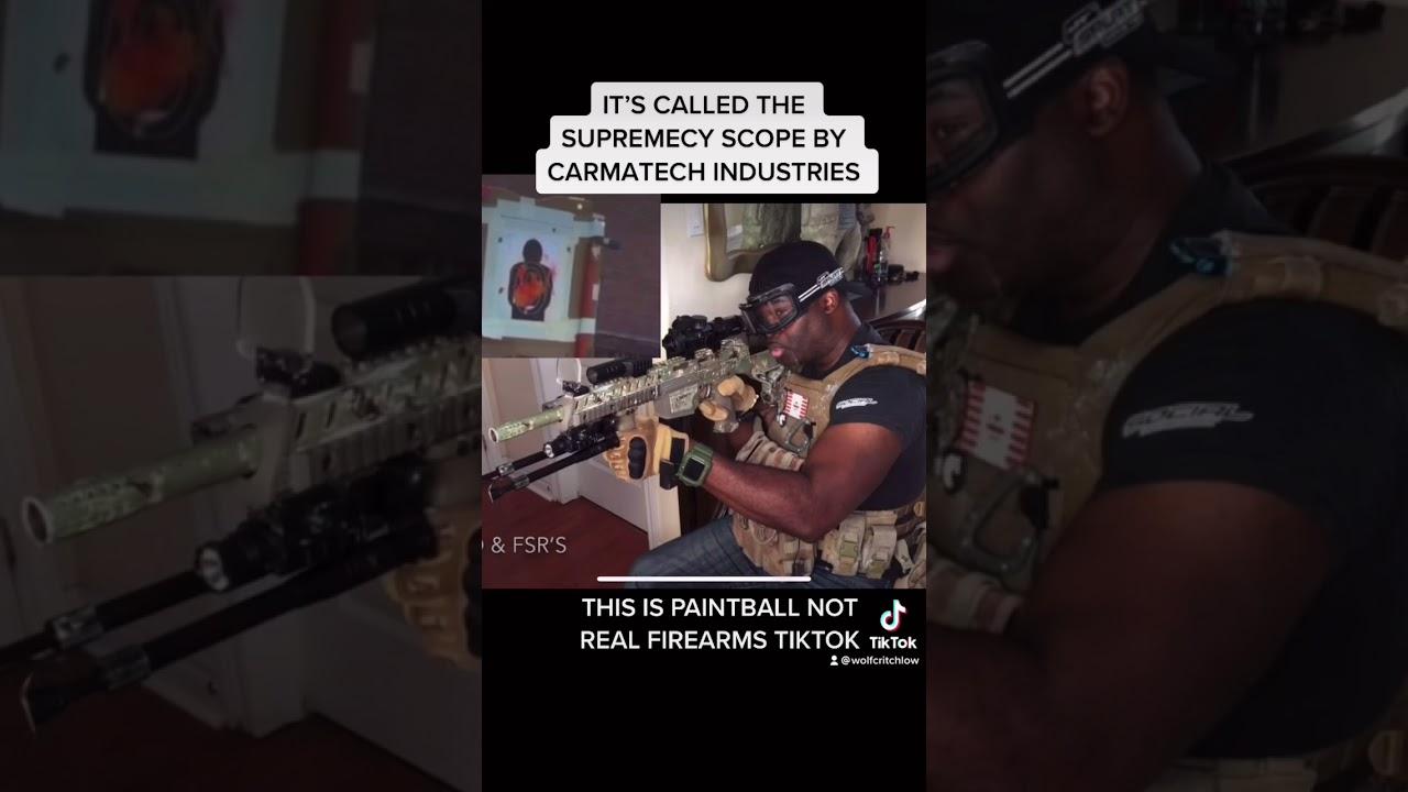 BEST WOLF PAINTBALL SCOPE YouTube