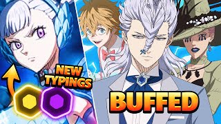 LIGHT \& DARK TYPINGS! NOZEL \& LUCK BUFFED! 4 NEW UNITS LEAKED! WHAT IS GOING ON??? | Black Clover M