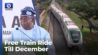 [Full Speech] Tinubu Makes Abuja Light Rail Free Till December