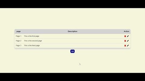 How to create an Editable table in ReactJS (Add/Edit/Delete Rows)