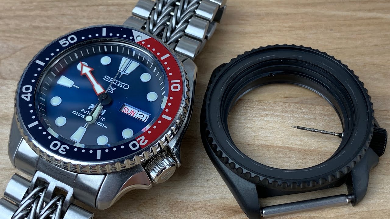 Seiko skx mod update “black ct700” - YouTube