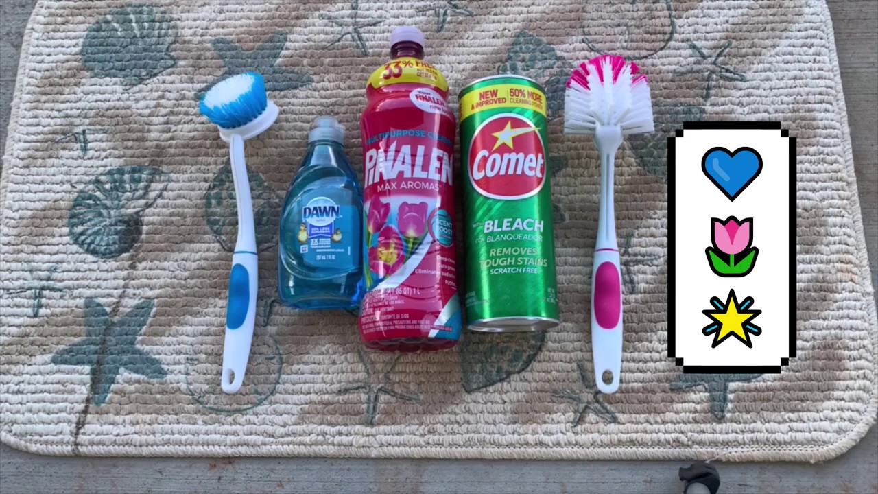 💙🌷🌟HIGHLY REQUESTED! ASMR Dirty Carpet Scrub! w/ Dawn, Floral Pinalen, & Comet 🌟🌷💙