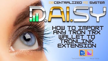 How To Import Any Tron TRX Wallet to TronLink Extension