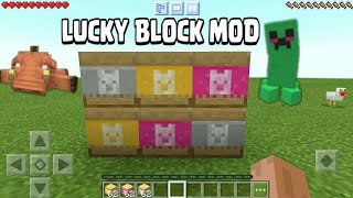 HALLOWEEN SPECIAL LUCKY BLOCK MOD FOR MINECRAFT PE WITH DOWNLOAD LINK screenshot 5