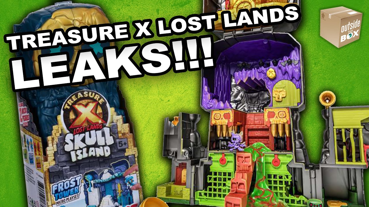 Treasure X Skull Island Lava Tower Micro Playset