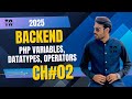 PHP Variables, Data Types &amp; Operators in Urdu