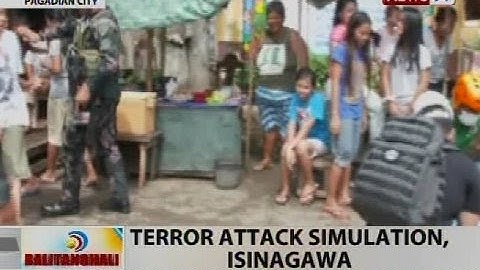 BT: Terror attack simulation, isinagawa
