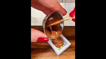 REAL Dubai Chocolate / mini cooking / mini food / tiny kitchen / ASMR #dubaichocolate