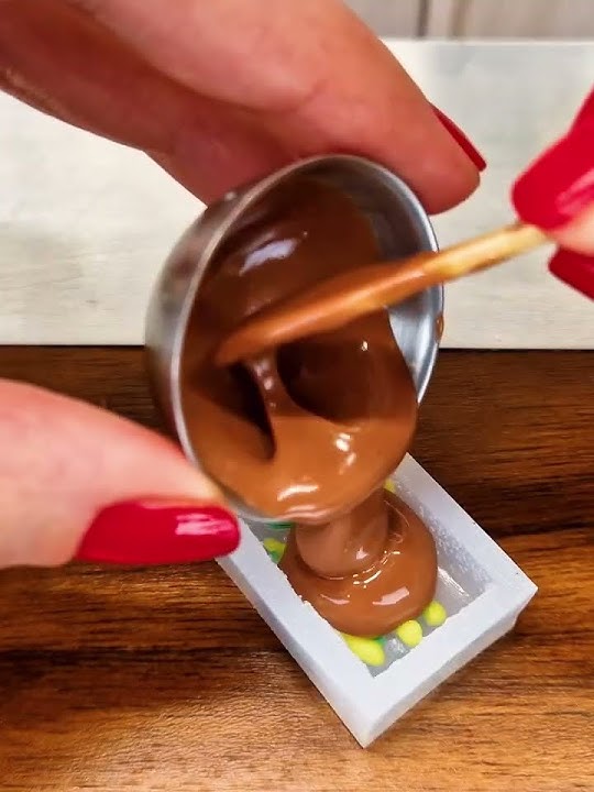 REAL Dubai Chocolate / mini cooking / mini food / tiny kitchen / ASMR #dubaichocolate
