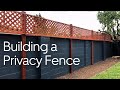 Building a Privacy Fence | 58