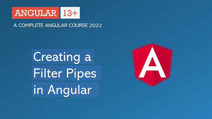 Creating Filter Pipe in Angular | Angular Routing | Angular 13+