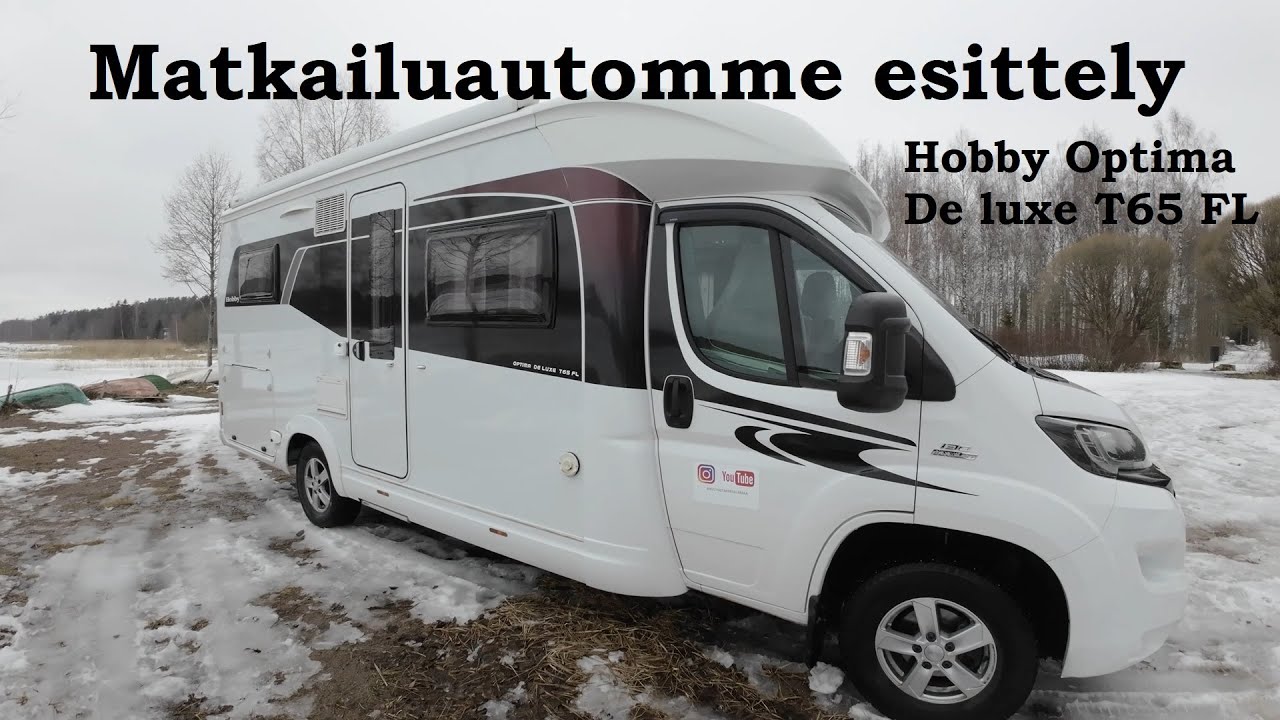 Matkailuautomme esittely Hobby Optima De Luxe T65 FL