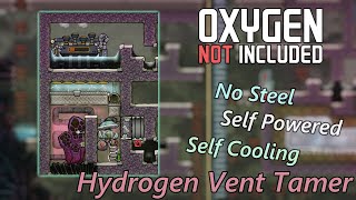 Hydrogen Vent Tamer Design - Self Cooling , Self Powered , No Steel - Guide - Oxygen Not Included screenshot 5