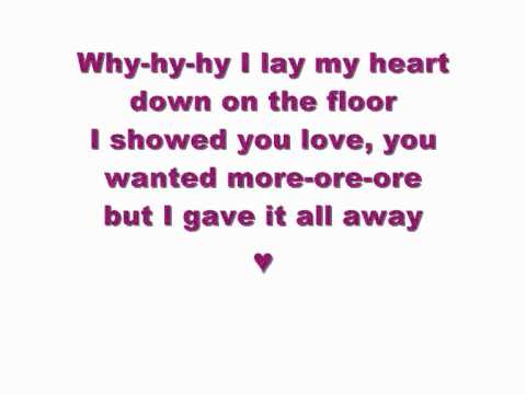 Boyzone - Gave it all away with lyrics. :)
