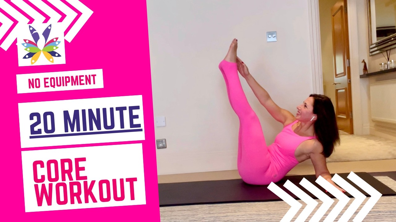 Express Core Pilates Workout 20 mins - No equipment 