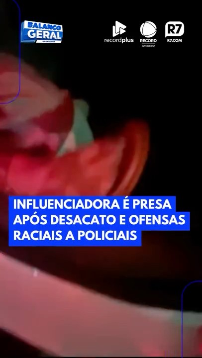 Digital influencer Aline Bardy Dutra was arrested after disrespecting military police officers.