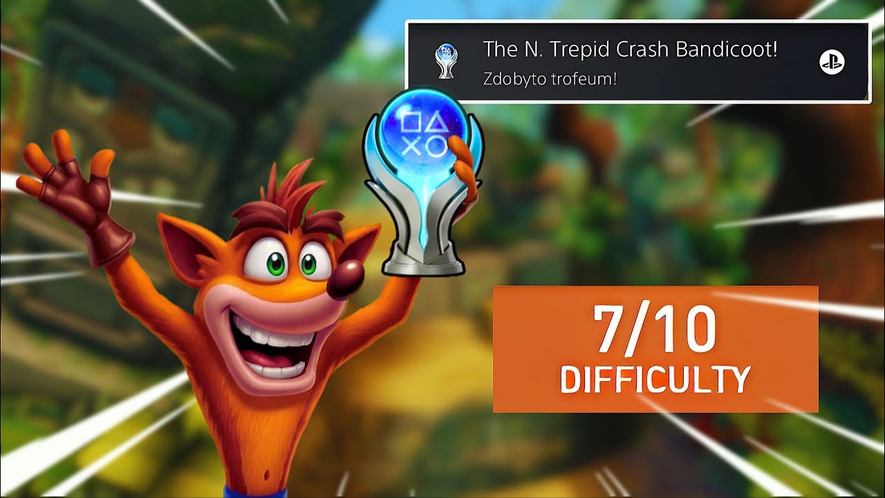 Platynowe Trofeum w Crash Bandicoot było moim pierwszym prawdziwym wyzwaniem