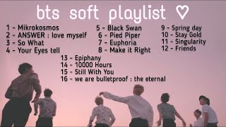 [ NO ADS ] BTS soft playlist 2020 ( Study, Relaxing, Sleep...) 🤍👀 [Lyrics] screenshot 2