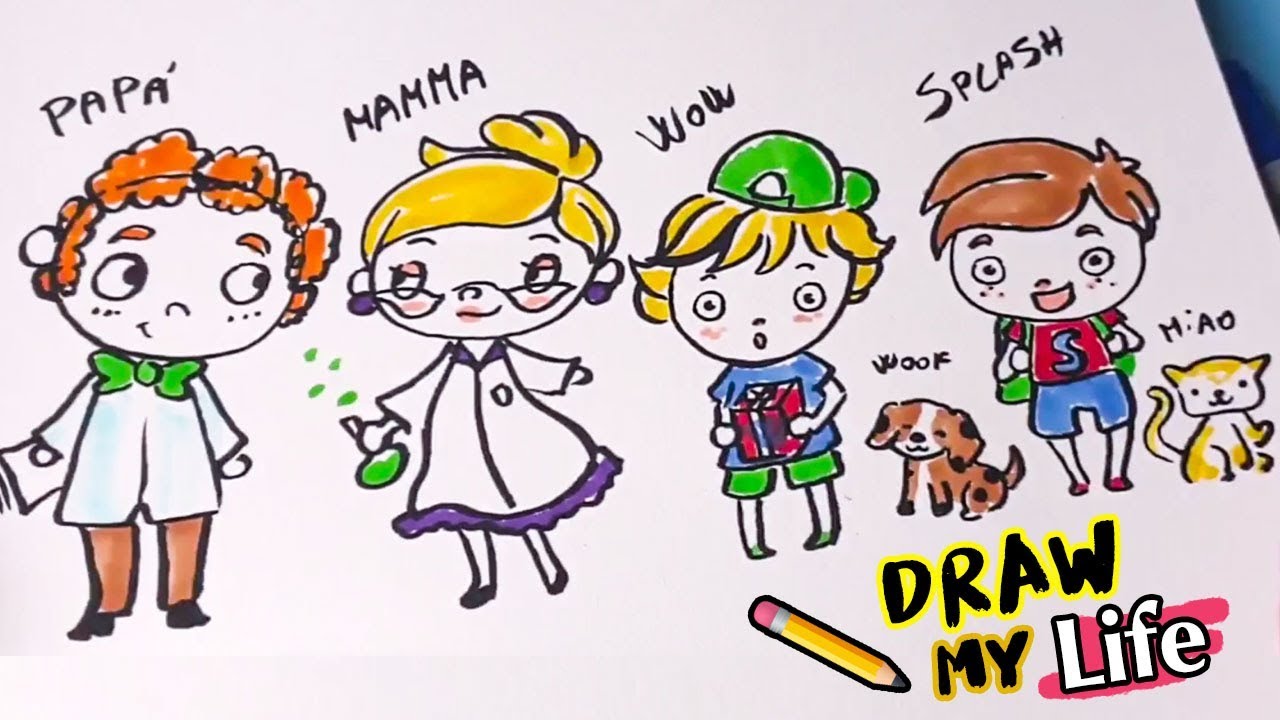 Il DRAW MY LIFE di Splash 💦 Speciale 600k iscritti! - YouTube