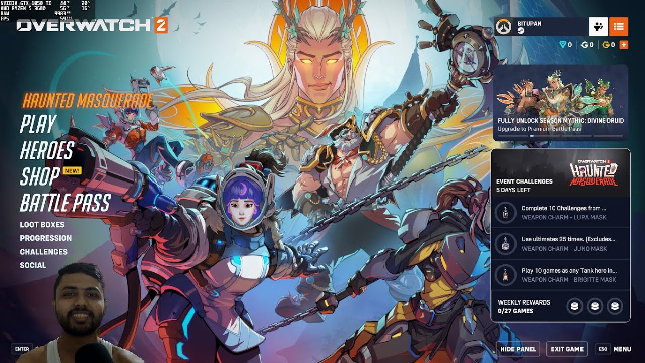 OVERWATCH 2 LIVE - PLAYING FOR THE FIRST TIME - PC #1 - YouTube