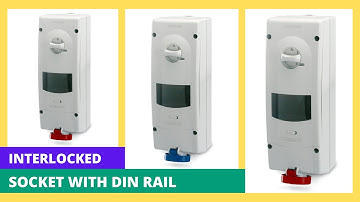 Interlocked Socket with DIN RAIL Provision