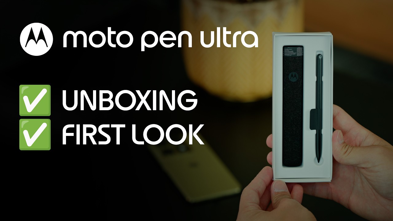 Moto Pen Ultra Unboxing — Our Smartest Stylus Yet ✍️ - YouTube