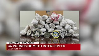 34 pounds of meth seized in Jackson