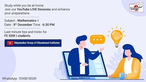 Last-minute Exam Tips for FE Sem-I on Mathematics-I