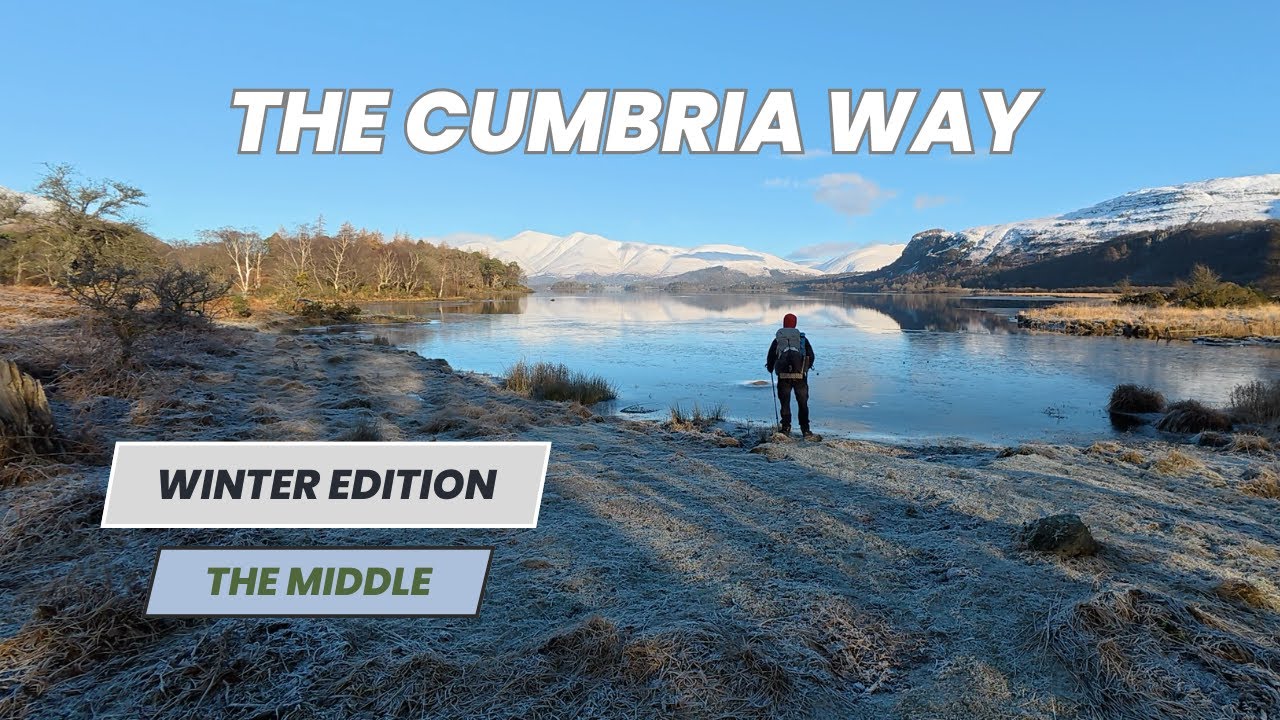 Hiking and Camping in SNOW on the Cumbria Way - YouTube