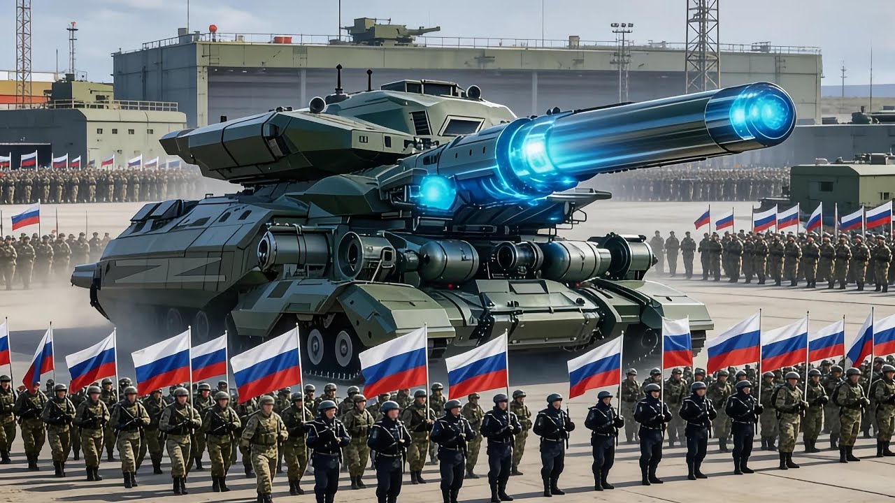 Сегодня произошло следующее! Самый смертоносный российский гигантский танк обстрелял секретную военн