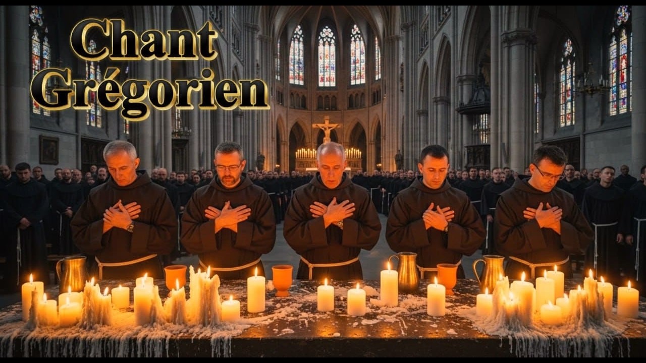 Veillée Spirituelle — Chants Grégoriens et Sérénité Profonde de la Nuit ✨