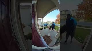 Amazon Delivery Driver gets KARMA AFTER THROWING PACKAGE 😳