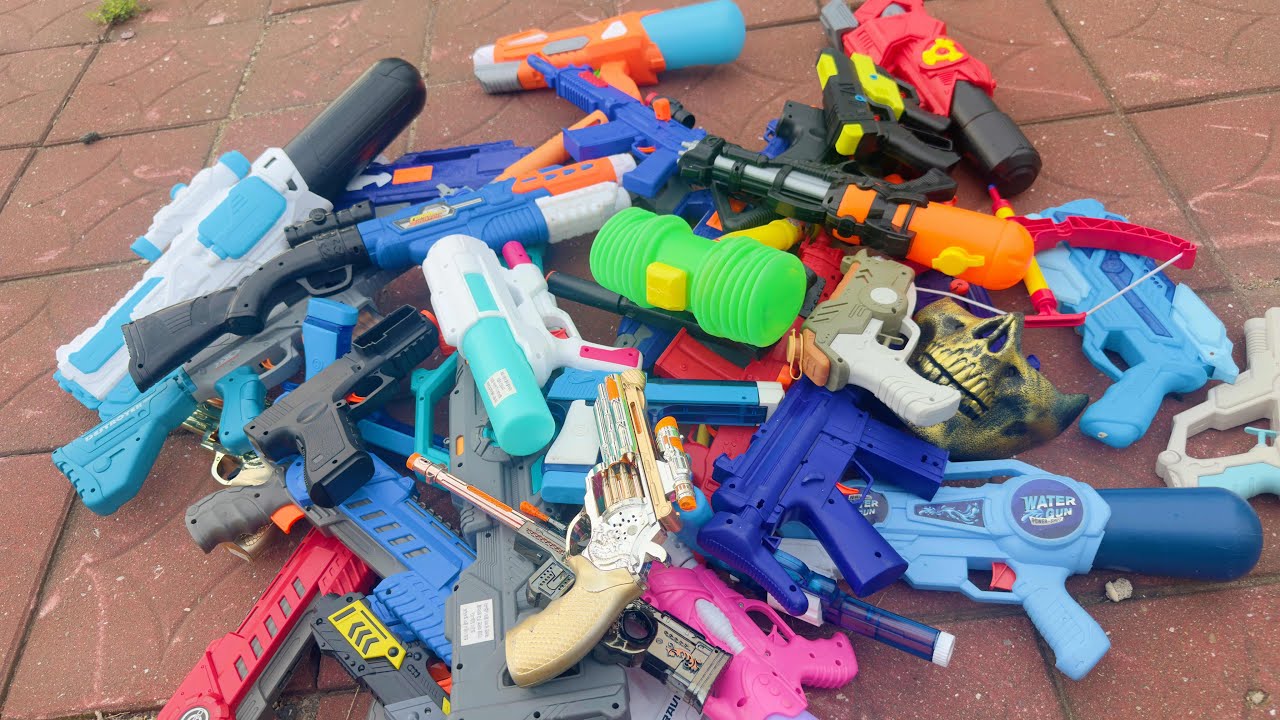 TESTING THE GUN:M416 (2026)M416 BLUE AND RED,PISTOL,AKM,AWM,MINI AWM,SHOTGUN WATER GUN,SPONGE GUN,,,