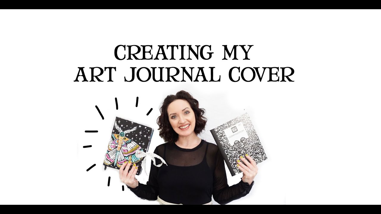 creating my art journal cover