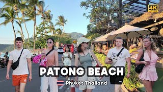 [4K] 🇹🇭 Walking along Patong Beach to Bangla Road in Phuket, Thailand, Feel the atmosphere of 2024