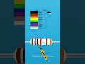 1k, 10k and 100k ohms 6 band 1 percent tolerance resistor 15 ppm #diy #resistorcolorcode #repair