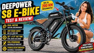 DEEPOWER S8 E-Bike Review 🚴 Dual Motor & 60Ah Battery! | Test, Experience & Amazon Buying Guide