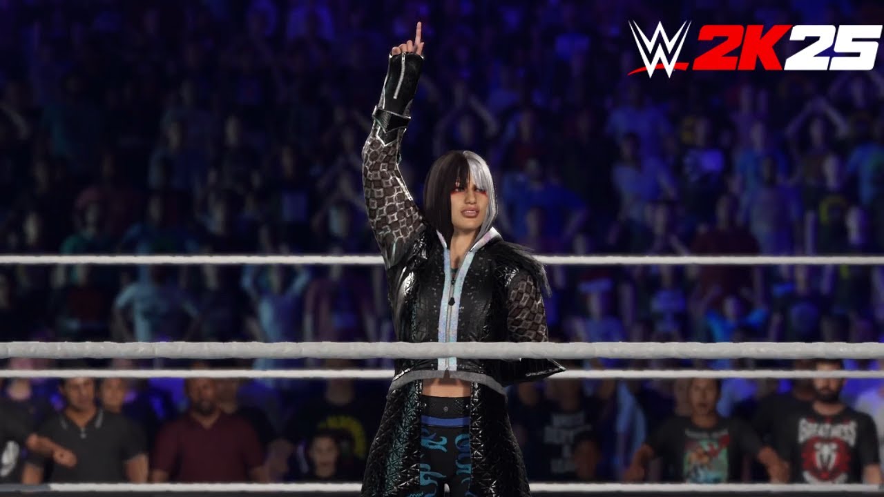 WWE 2K25 - Blair Davenport (Entrance, Signature, Finisher, Victory) [3rd Person Camera Included]