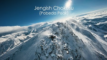 Jengish Chokusu (Pobeda Peak) 7439m | first ever long-range FPV footage | august 2025